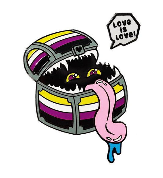 Enamel Mimic Pride Pin - Nonbinary
