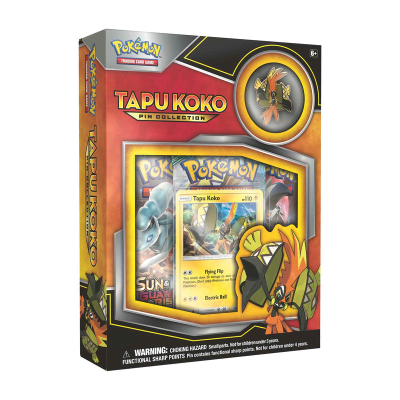 Pokemon Tapu Koko Pin Collection