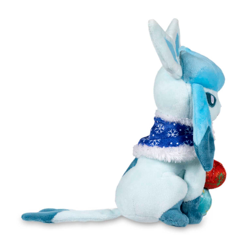 Pokemon Plush - Glaceon Holiday Outfit