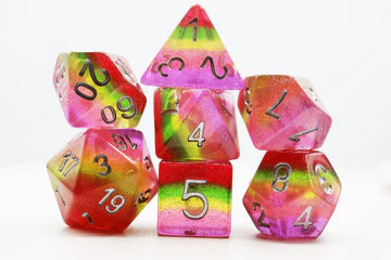 Pastel Lollipop RPG Dice Set
