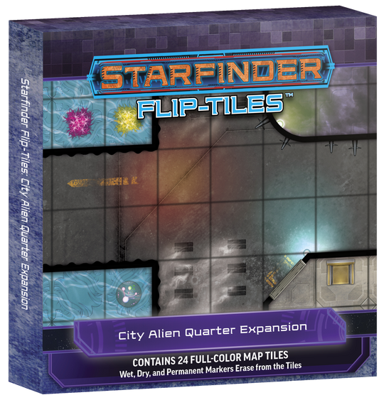 Starfinder Flip-Tiles City Alien Quarter Expansion