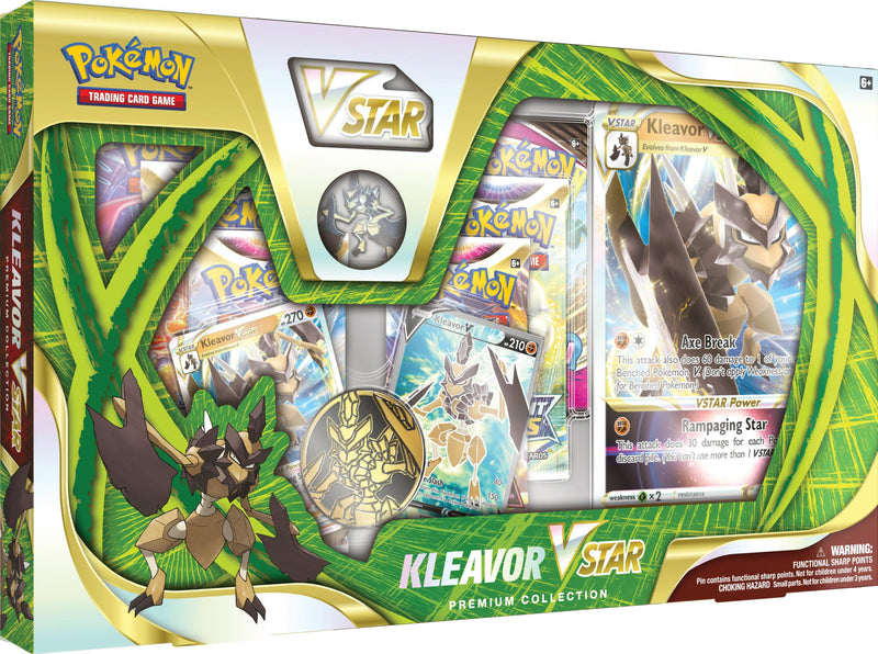 Pokemon Kleavor VStar Premium Pin Collection