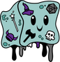Gelly Cube Pride Pin: Asexual