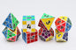 Puzzle Cube: Silver - Metal 8 piece Dice Set