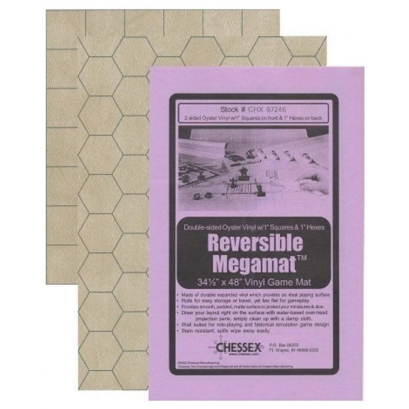 Chessex Reversible Megamat - 1" Square/Hex
