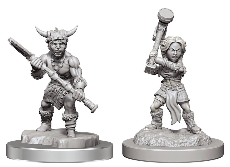 Wizkids Nolzur's Marvelous Miniatures: Halfling Barbarians