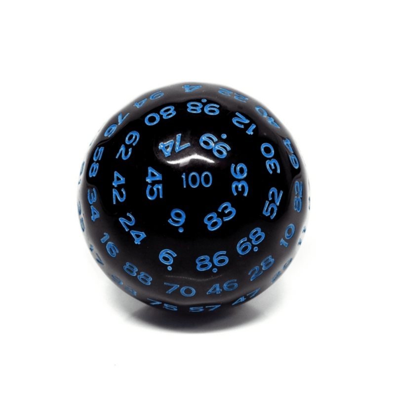 45mm D100 - Black Opaque with Blue