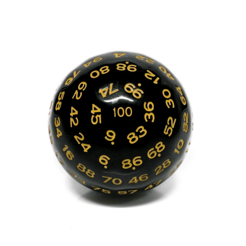 45mm D100 - Black Opaque with Yellow