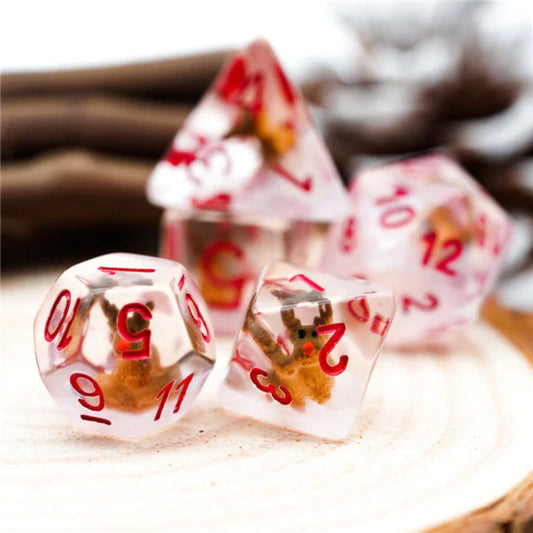 RPG Dice Set: Reindeer