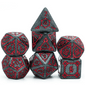 Huge Black Castle Dice Set - 25mm