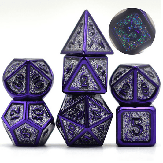 Grape Jelly - Metal RPG Dice Set