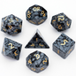 Snow Flake Gemstone - Engraved with Gold
