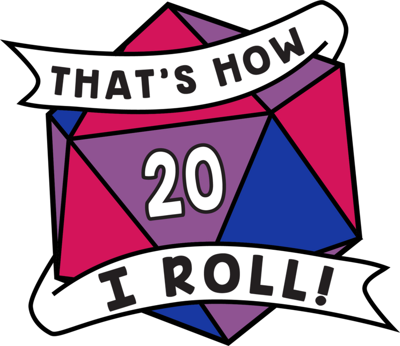 That's How I Roll Pride Pin - Bisexual