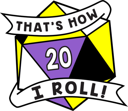 That's How I Roll Pride Pin - Nonbinary