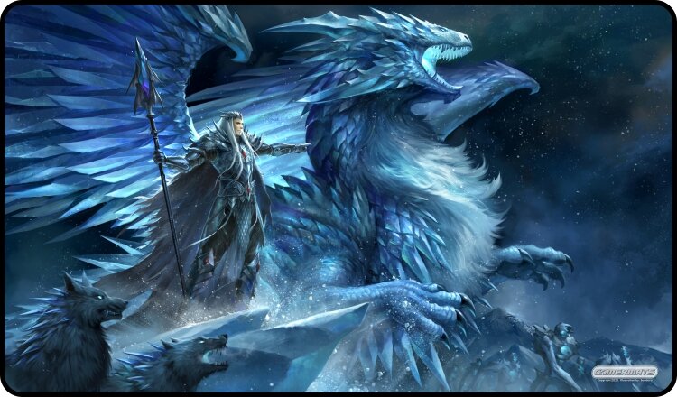 Gamermats Playmat - Frost Dragon