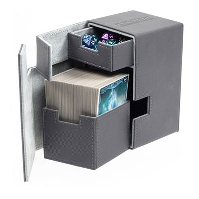 Ultimate Guard Flip N Tray Deck Box - Grey (100+)