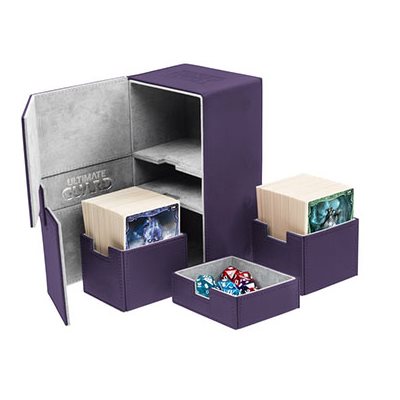 Ultimate Guard Twin Flip N Tray Deck Box - Purple (200+)