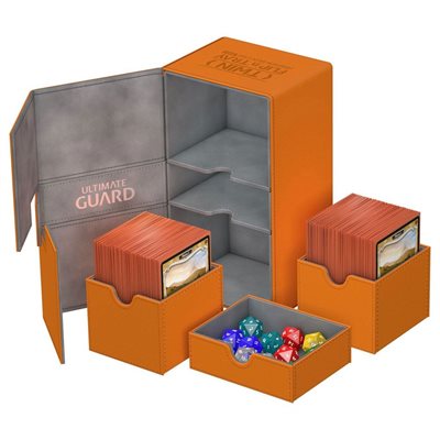 Ultimate Guard Twin Flip N Tray Deck Box - Orange (200+)