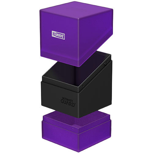 Ultimate Guard Boulder'n'Tray Deck Box - Purple/Black (100+)