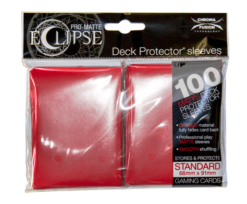 Ultra Pro Deck Sleeves - Pro-Matte Eclipse: Red (100)