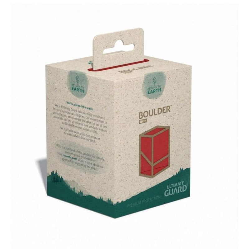 Ultimate Guard Boulder Deck Box - Red (100+) Return to Earth