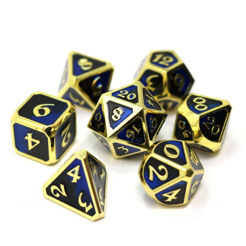 Die Hard Dice 7 Die Metal Dice Set: Dark Arts Undertow
