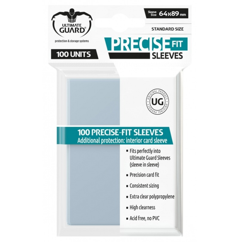 Ultimate Guard Precise-Fit Sleeves - Clear (100)