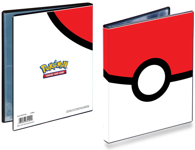 Ultra Pro Pokemon Poke Ball 4-Pocket Portfolio
