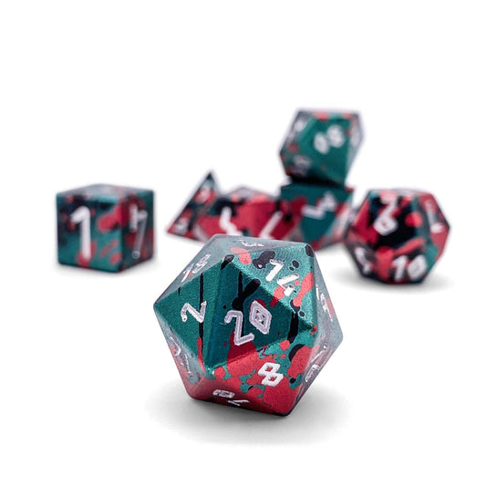Norse Foundry 7 Die Aluminum Wonderous Dice Set: Wild Hunt