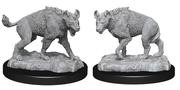 WizKids Deep Cuts Unpainted Miniatures: W14 Hyenas