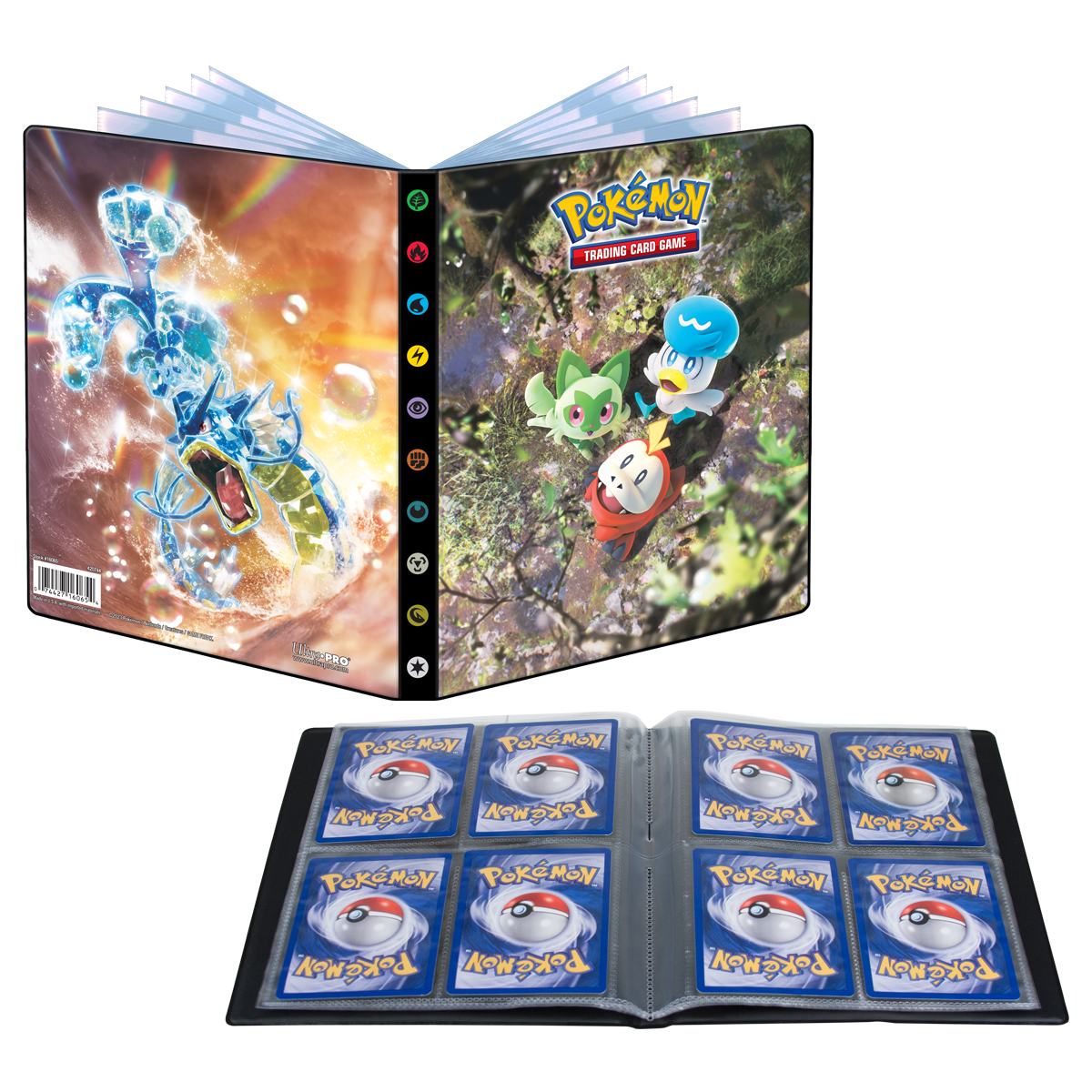 Ultra PRO: 4-Pocket Portfolio - Pokemon (Fuecoco, Sprigatito, Quaxly and Gyarados)