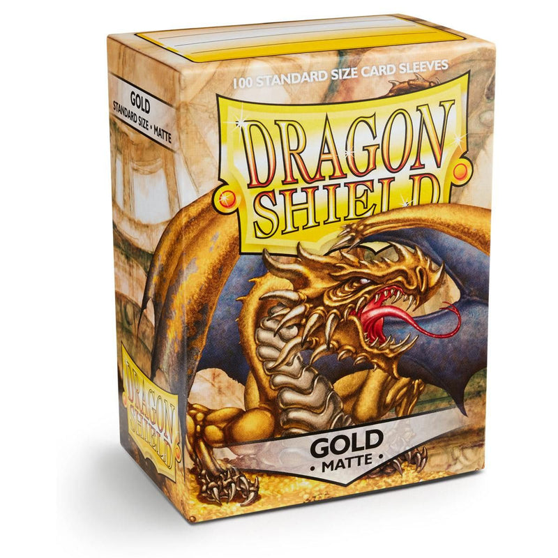 Dragon Shield: Standard 100ct Sleeves - Gold (Matte)