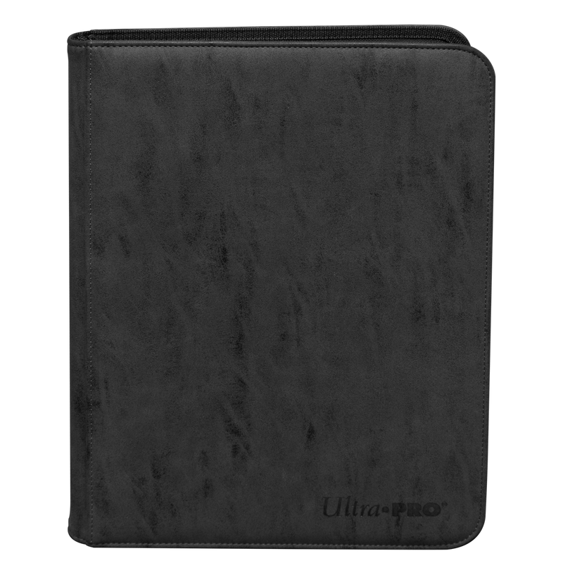 Ultra PRO: 9-Pocket Premium Zippered PRO-Binder - Suede Collection (Jet)