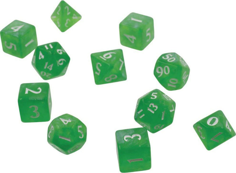 Ultra Pro Eclipse Lime Green 11 Dice Set