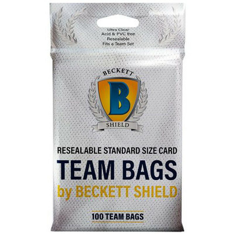 Beckett Shield Resealable Team Bags (100)