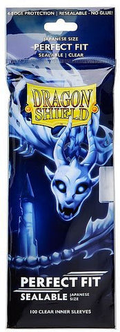Dragon Shield Sleeves Japanese Size - Perfect Fit Topload Clear Inner Sealable (100)