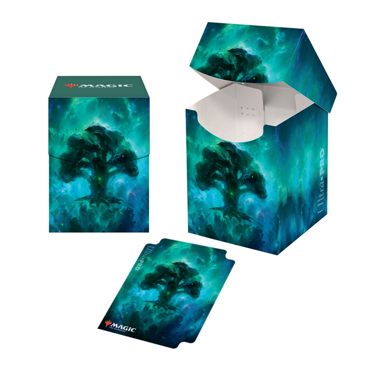 Ultra PRO: 100+ Deck Box - Celestial Lands (Forest)