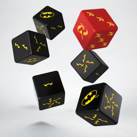 Q Workshop Dice Set - Batman Miniature Game D6 Batman Dice Set