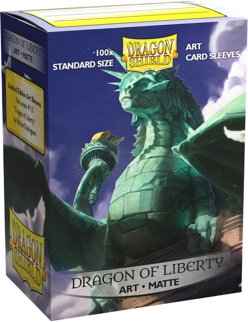 Dragon Shield Sleeves - Dragon of Liberty Matte Art (100)