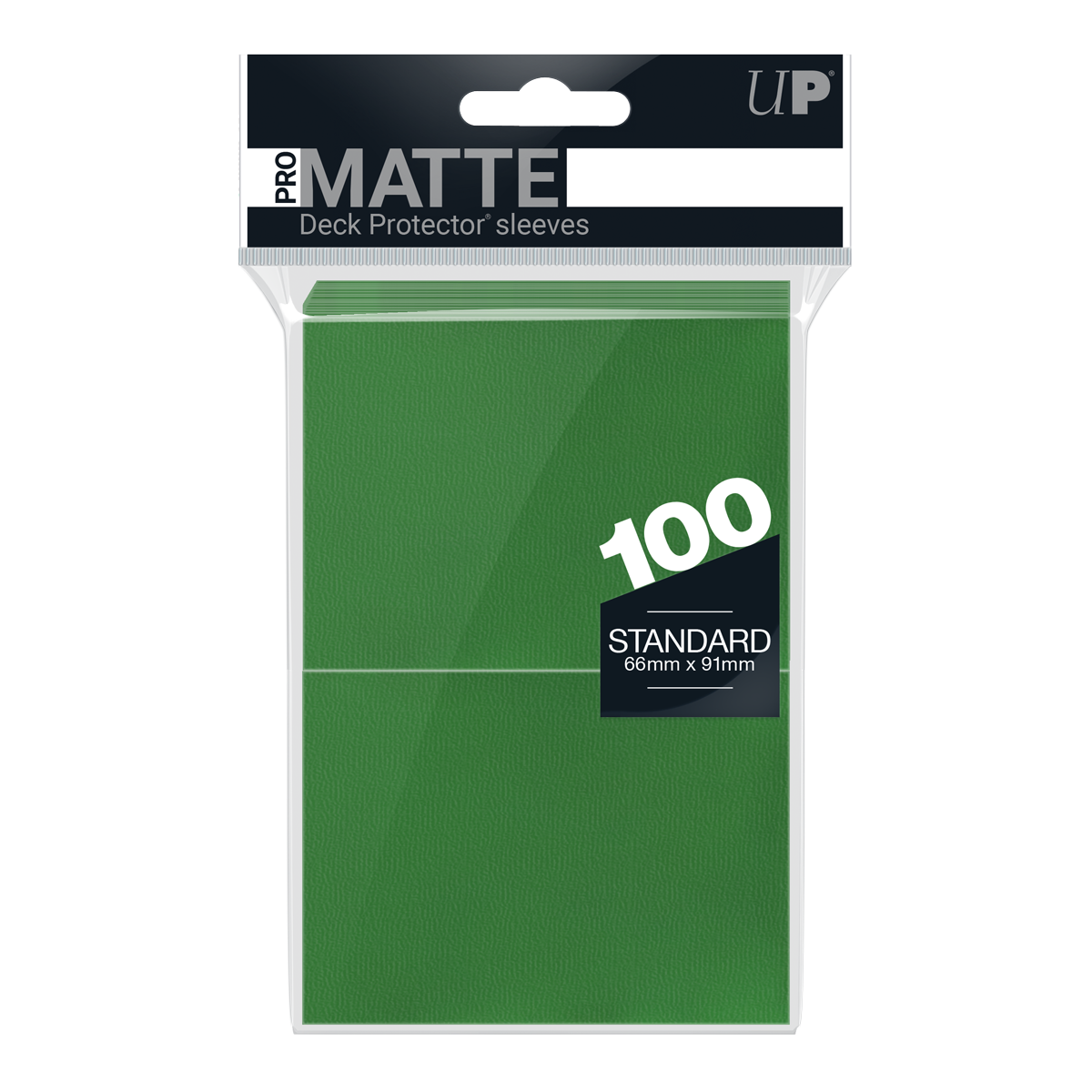 Ultra PRO: Standard 100ct Sleeves - PRO-Matte (Green)