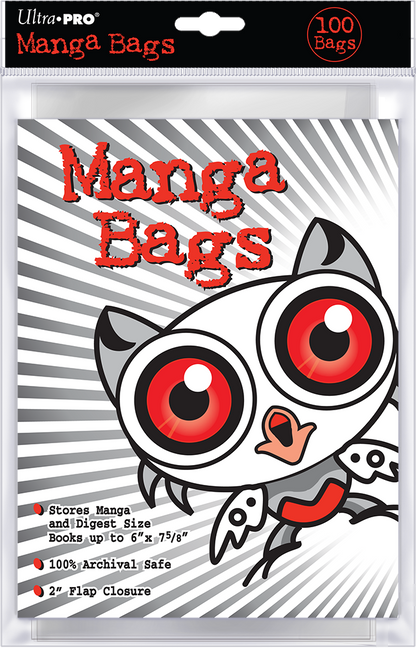 Ultra PRO: Manga Bags - 100-Pack (6" X 7-5/8")