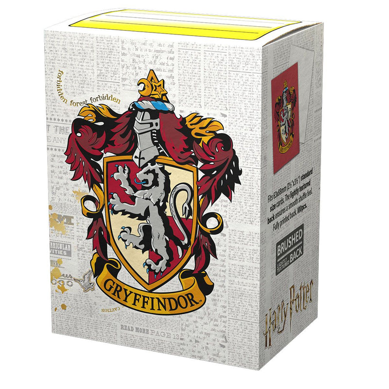 Dragon Shield: Standard 100ct Art Sleeves - Wizarding World (Gryffindor)