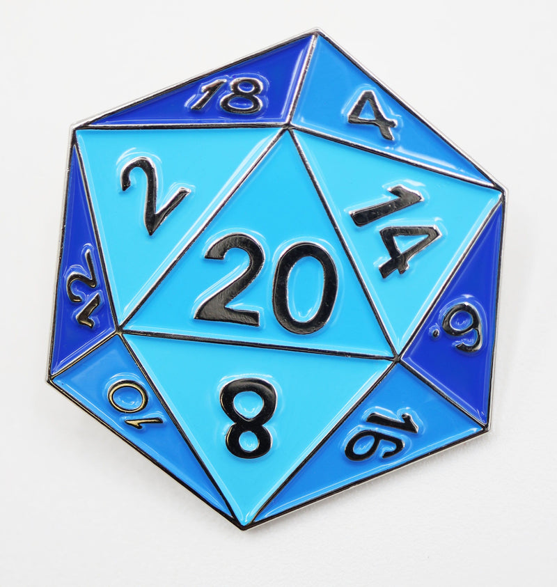 D20 Pin: Blue