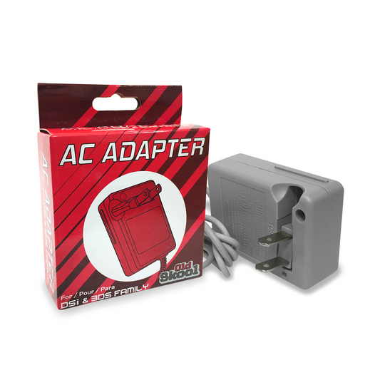 Old Skool Nintendo DSi & 3DS AC Adapter