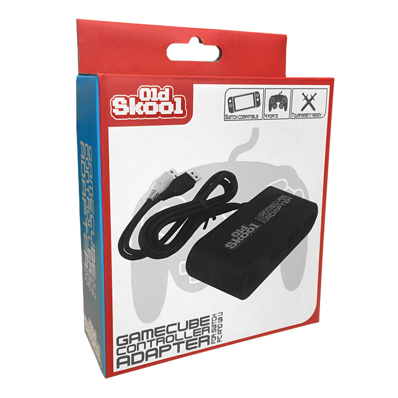 Old Skool Nintendo Switch/Wii U Controller Adapter - Gamecube
