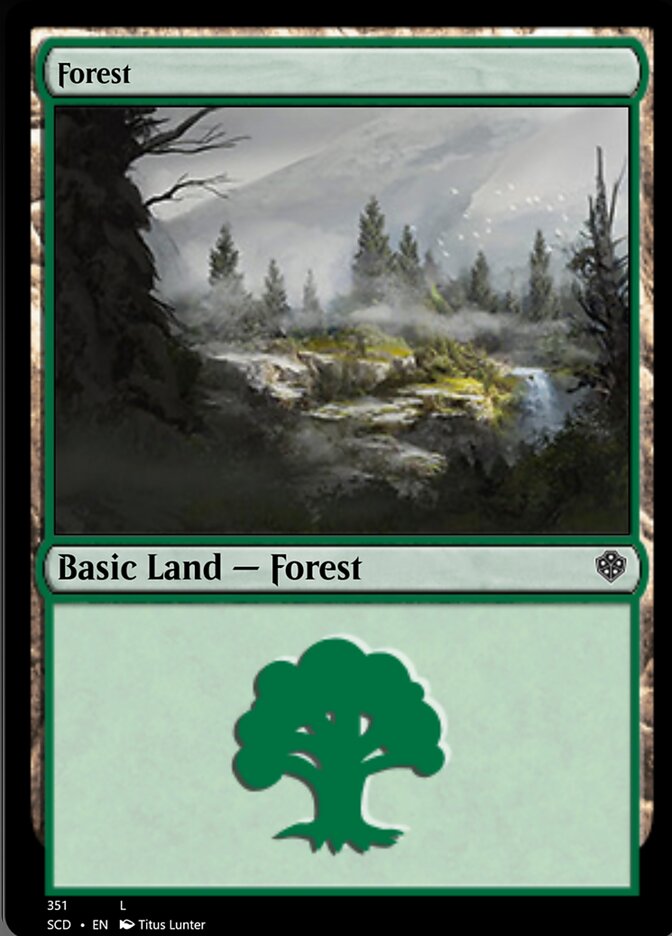 Forest (351) [Starter Commander Decks]