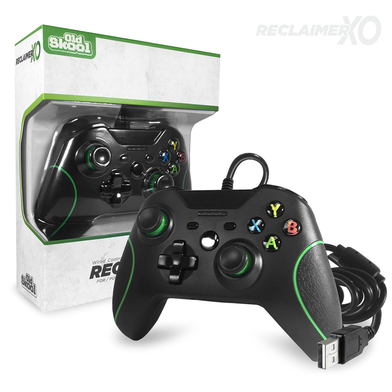 Old Skool Xbox One Reclaimer Wired Controller - Black