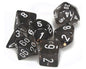 Chessex Translucent: Smoke/White 7 Dice Set