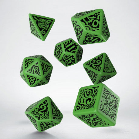 Q Workshop Dice Set - Call of Cthulu The Outer Gods Cthulu 7 Dice Set