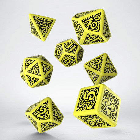 Q Workshop Dice Set - Call of Cthulu The Outer Gods Hastur 7 Dice Set